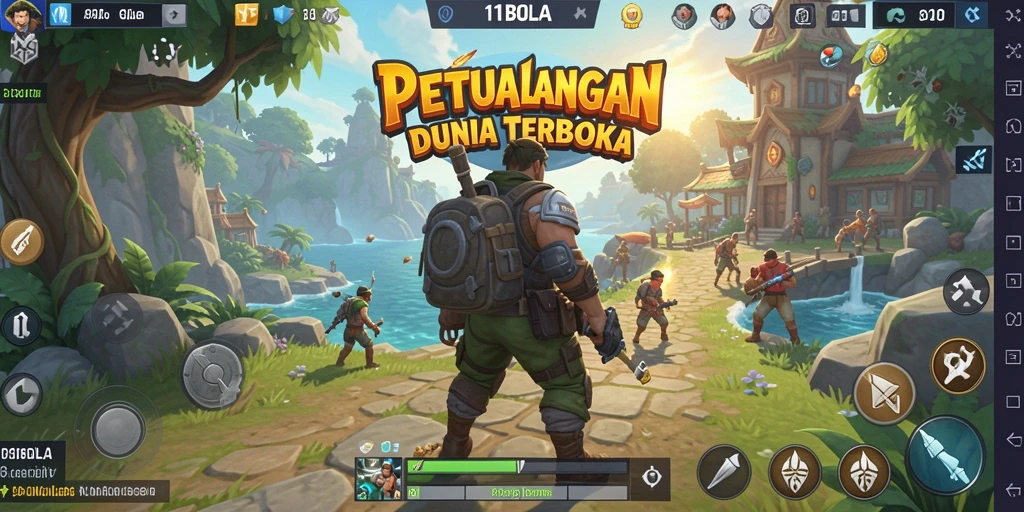 Tampilan gameplay Open World yang menarik di 11BOLA.