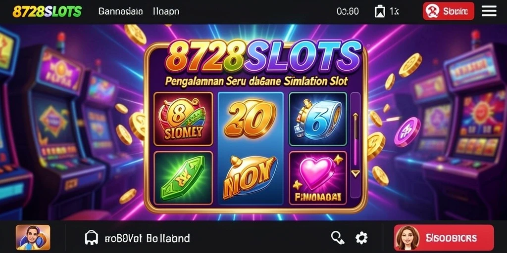 Tampilan gameplay seru di 8728SLOTS dengan mesin slot menarik.