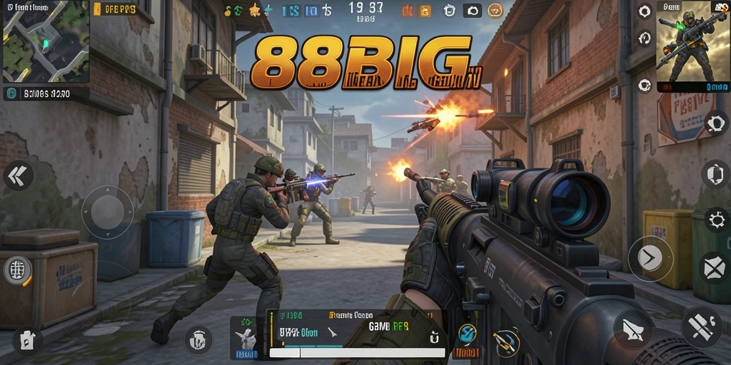 Gameplay FPS seru dalam 88BIG dengan grafis menawan.
