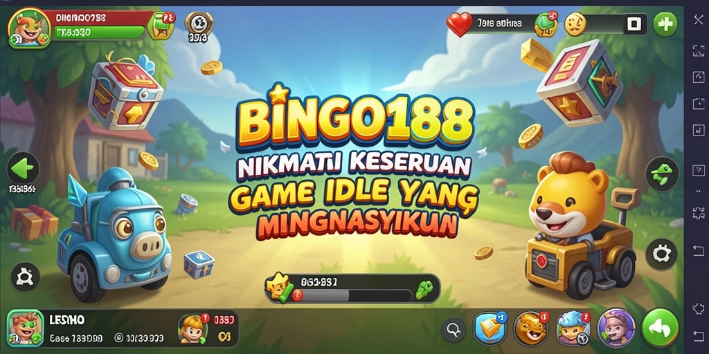Tampilan gameplay BINGO188 yang santai dan mengasyikkan.