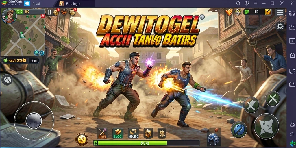 Gameplay seru DEWITOGEL dengan aksi memukau.