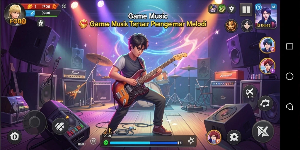 Tampilan gameplay FO8 yang menarik dan penuh warna.