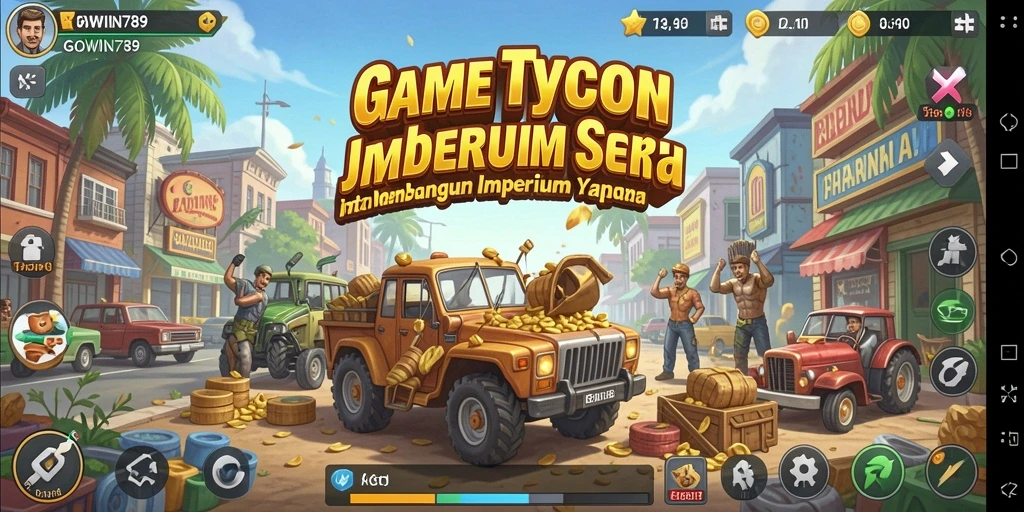 Tangkapan layar GOWIN789 menampilkan suasana permainan Tycoon yang menggugah selera.