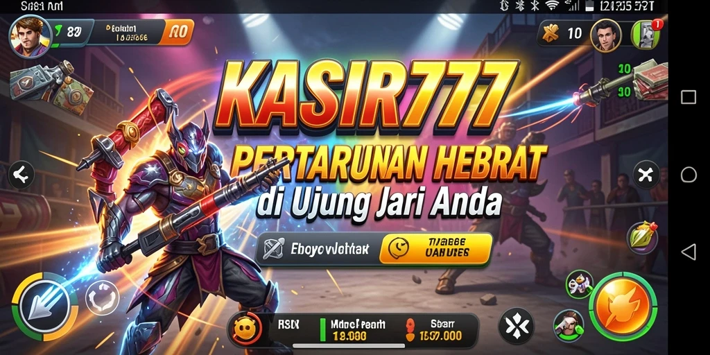 Screenshot KASIR777 menunjukkan aksi pertarungan yang mendebarkan.