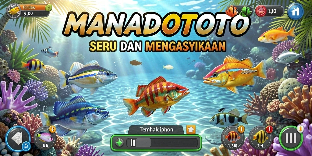 Gameplay seru dengan berbagai ikan untuk ditangkap.