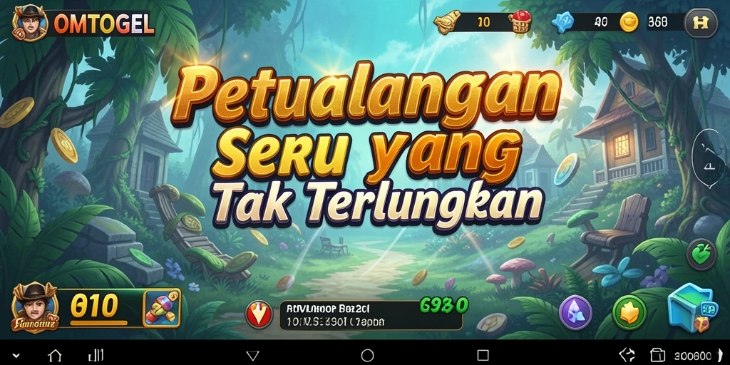 Tangkapan layar menampilkan gameplay petualangan seru OMTOGEL.