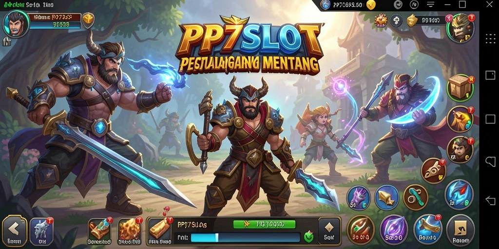 Tampilan gameplay yang seru dan grafis menawan dari PP7SLOT.