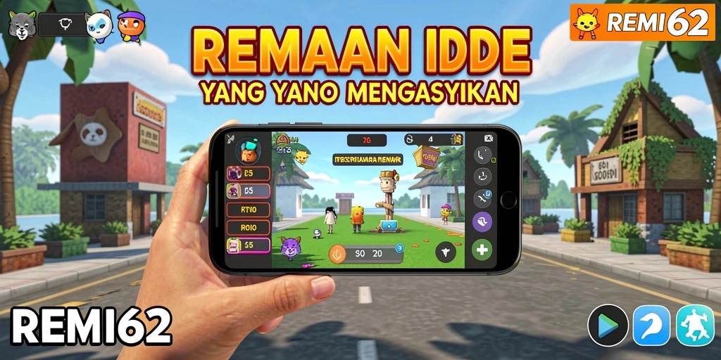 Gambaran gameplay <strong>REMI62</strong> yang memikat dan penuh strategi Idle.