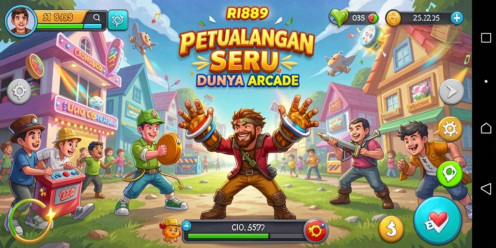 Tangkapan layar gameplay RI889 yang menunjukkan aksi seru dan dinamis.