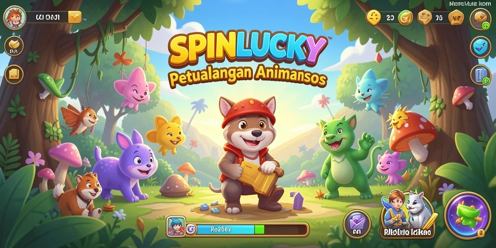 Gameplay SPINLUCKY dengan grafis Anime yang menawan.