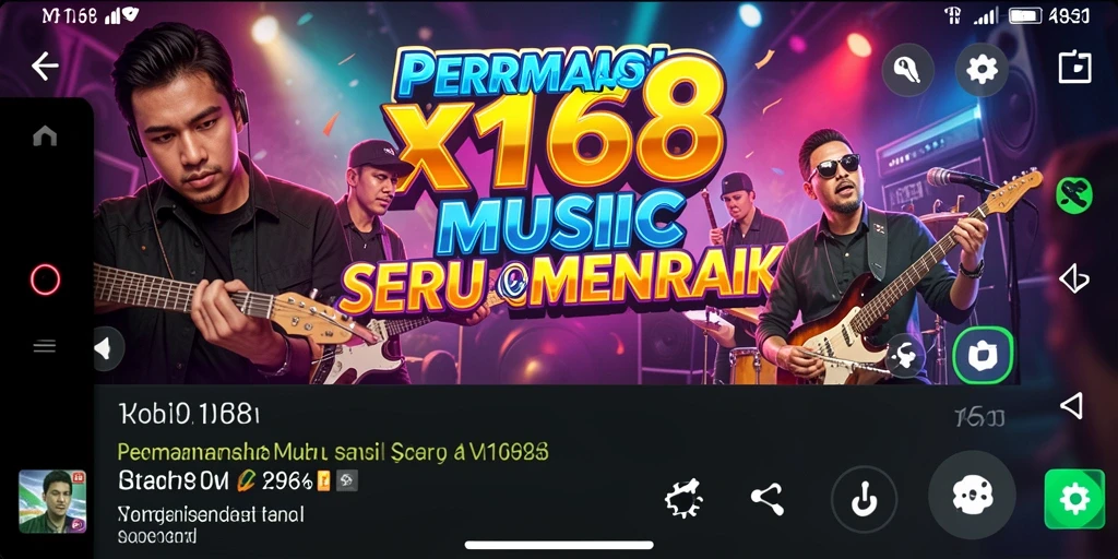 Tampilan gameplay X168 yang menarik dan penuh warna.
