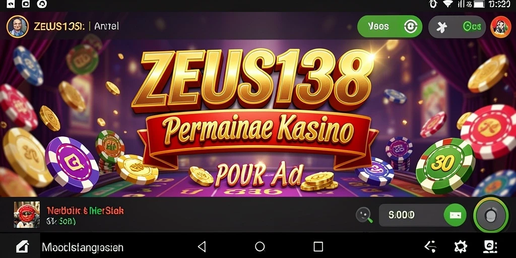 Tampilan gameplay kasino yang menakjubkan di ZEUS138.